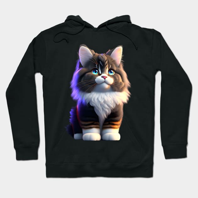 Adorable, Cool, Cute Cats and Kittens 42 Hoodie by The Black Panther